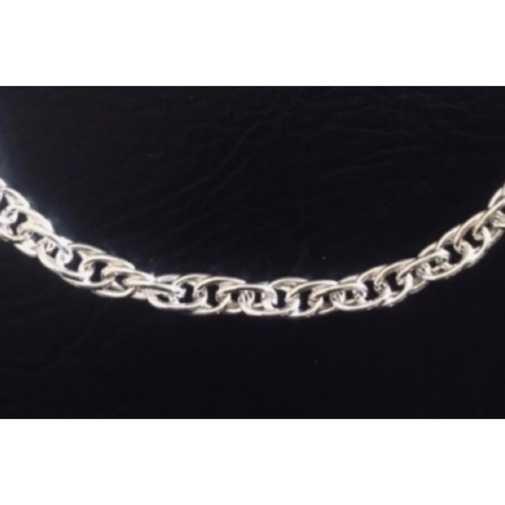 💗 Silver Rope Ankle Bracelet 9”-9.5” adjustable NEW